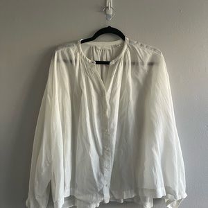 Doen Jane Blouse in Salt sz M